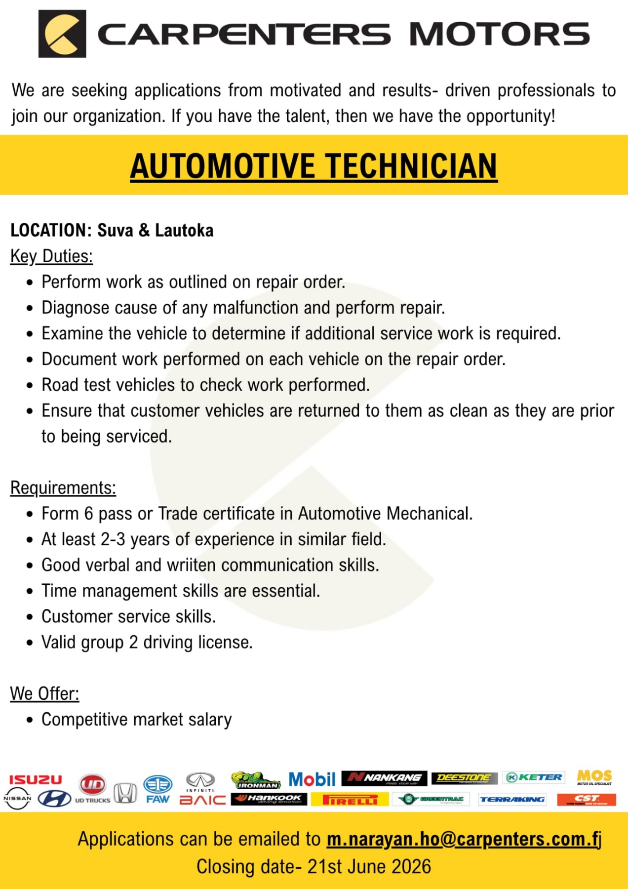 Job Banner
