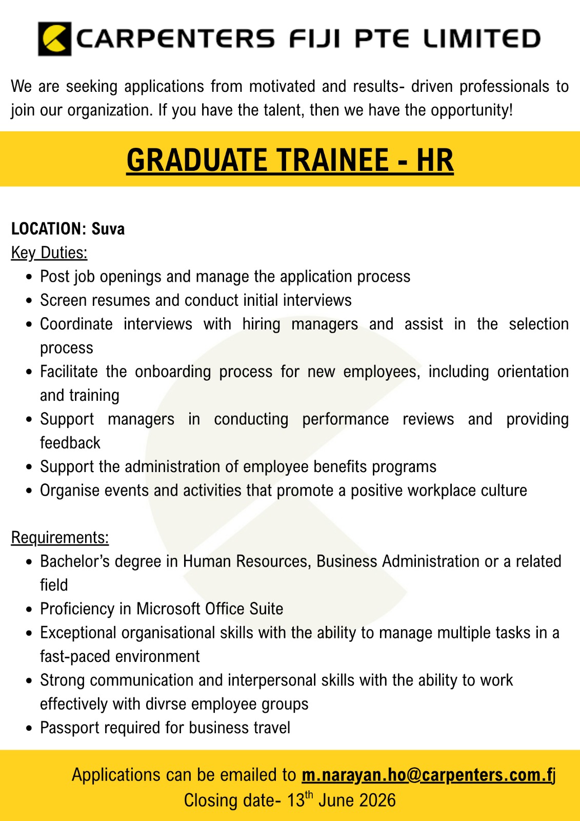 Job Banner