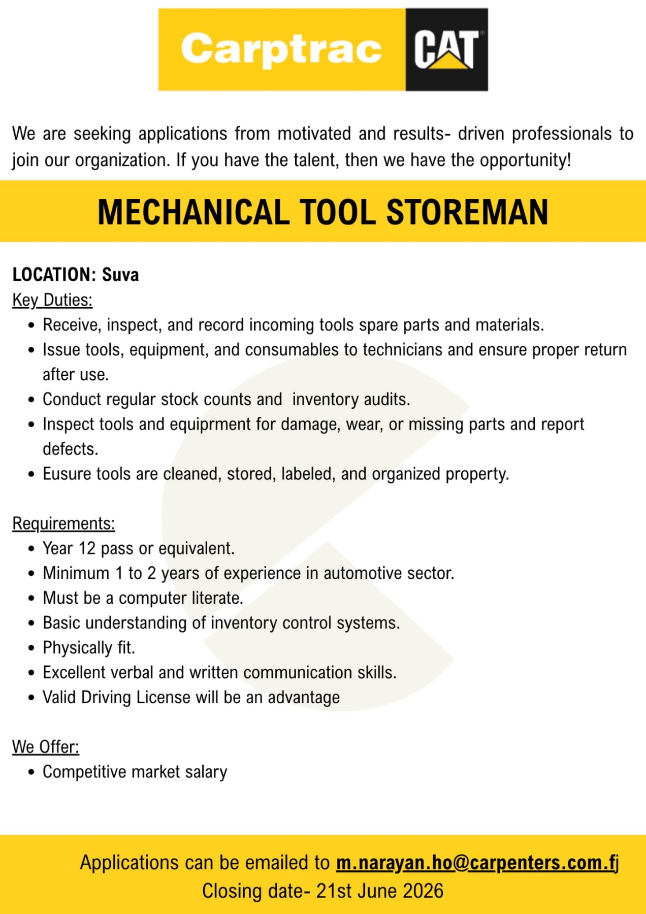 Job Banner